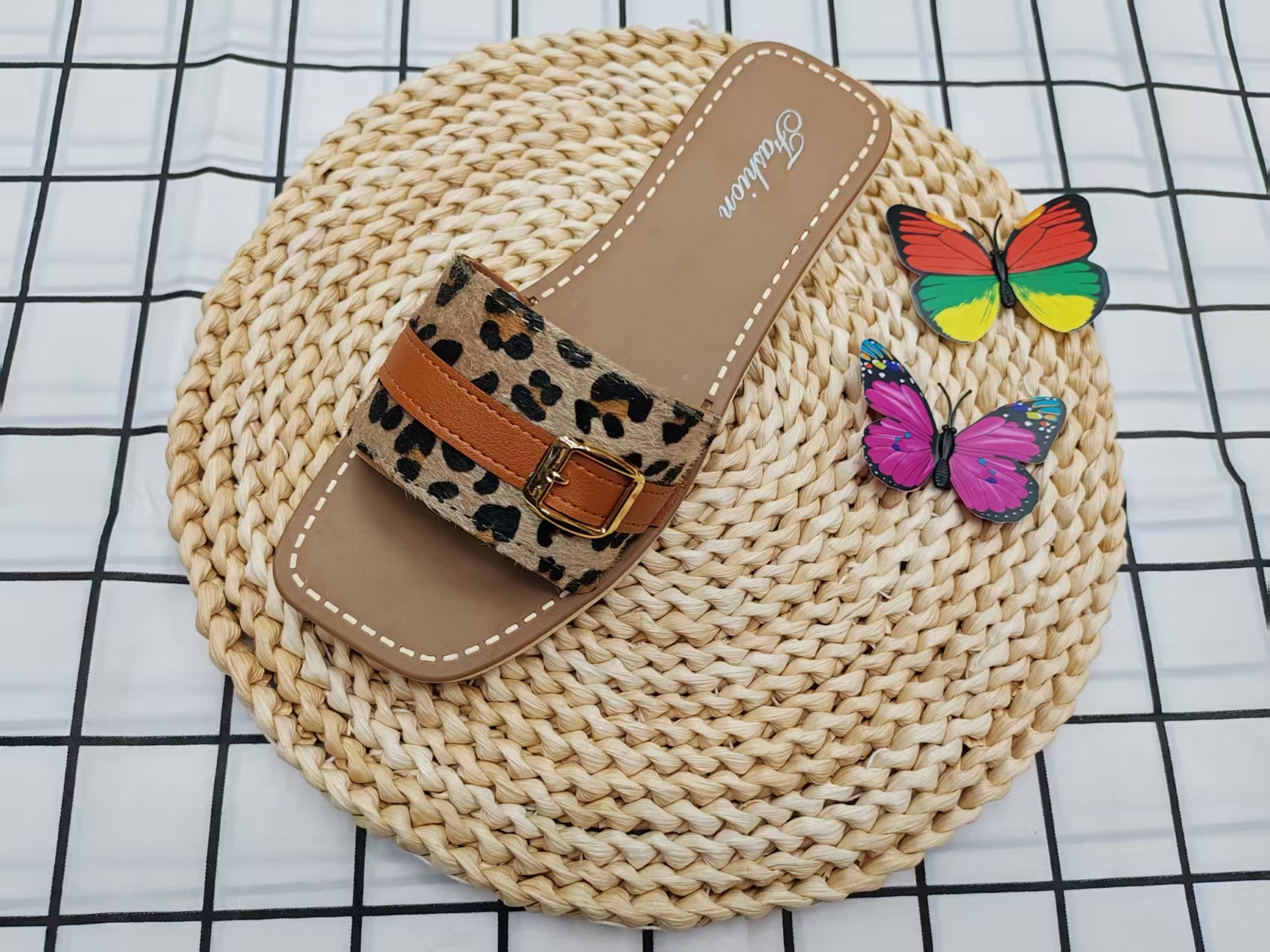 人字拖/草编拖鞋/凉拖/Slippers/中东拖鞋产品图