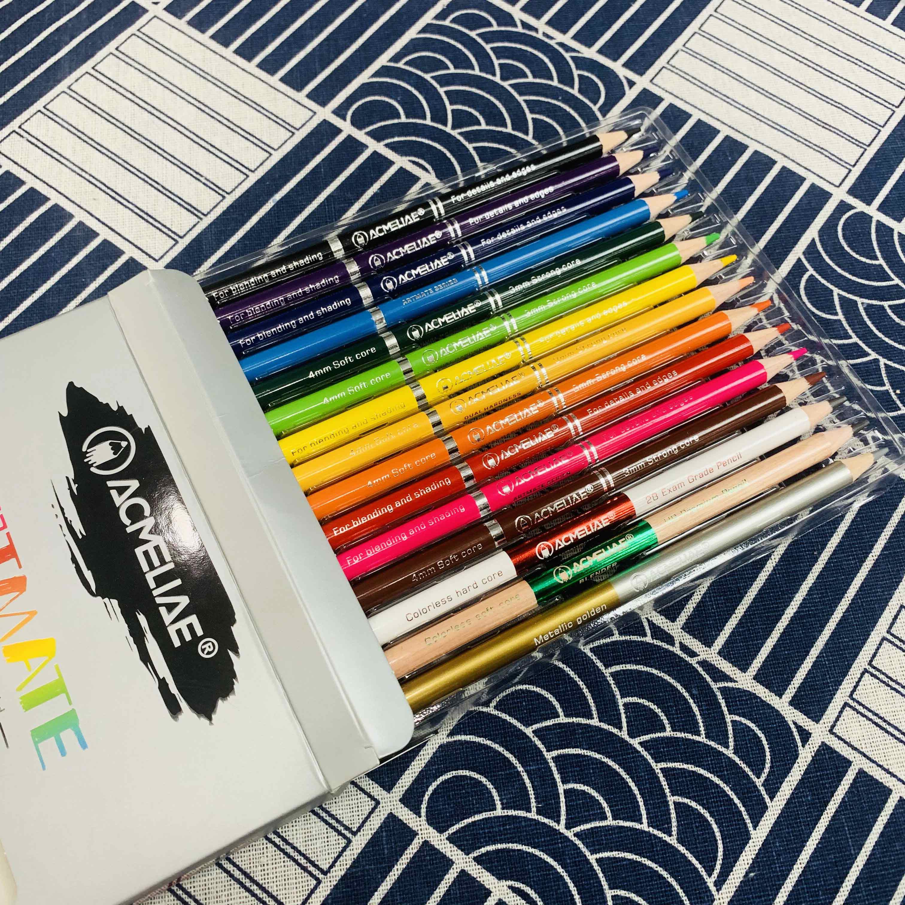 ACMELIAE  Art Pencil 14 Colors +5 Artmate Set High Quality Drawing pencil Art Color Pencil Item Picture
