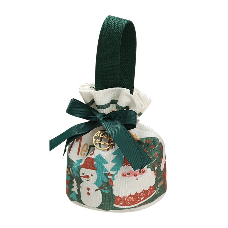 New Christmas Eve gift bags, apple bags, peace fruit packaging boxes, Santa Claus candy gift bags Item Picture