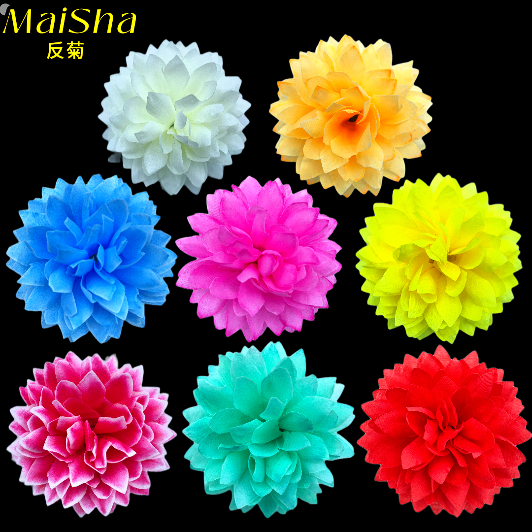 Wholesale of non-woven fabric flower artificial flowers, flower pieces, anti-chrysanthemum flower artificial flowers, and wholesale of artificial flowers for sacrificial purposes Item Picture