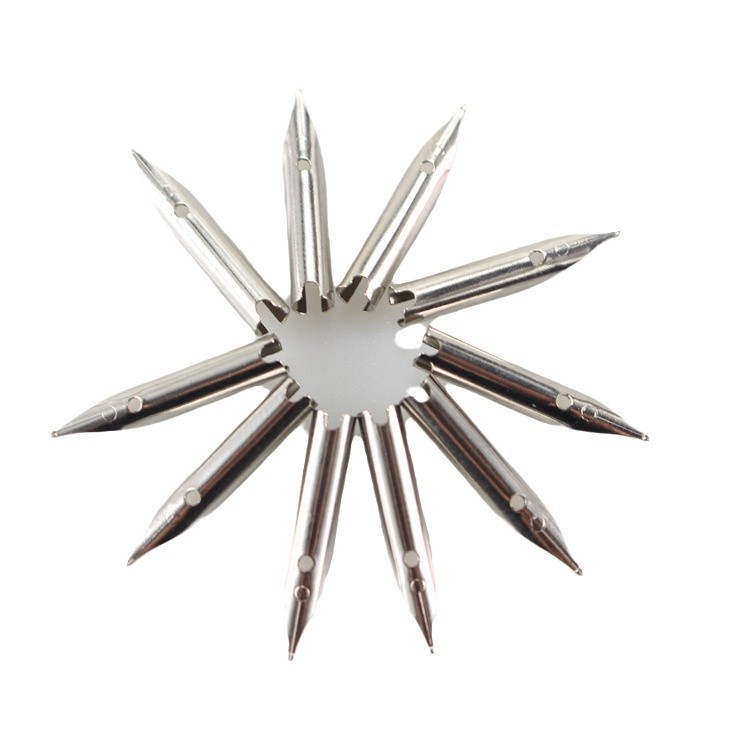Wholesale pen nibs 0.38/0.5mm student upright pen replacement tips F nib EF nib Large nib Bright nib Airplane nib Item Picture