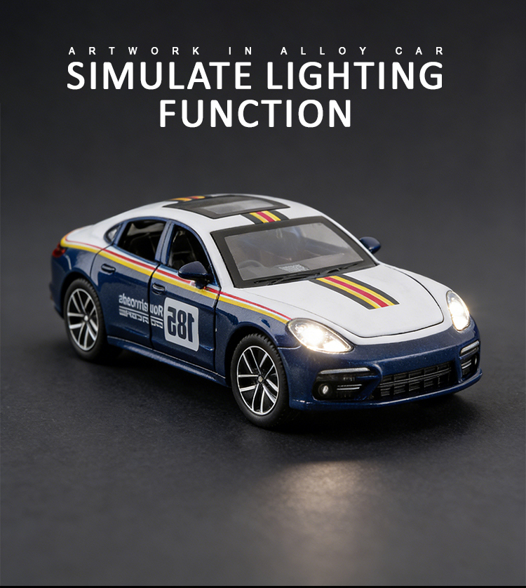 1:32 Porsche Panamera Track Edition alloy toy car racing model toy car model pic 6