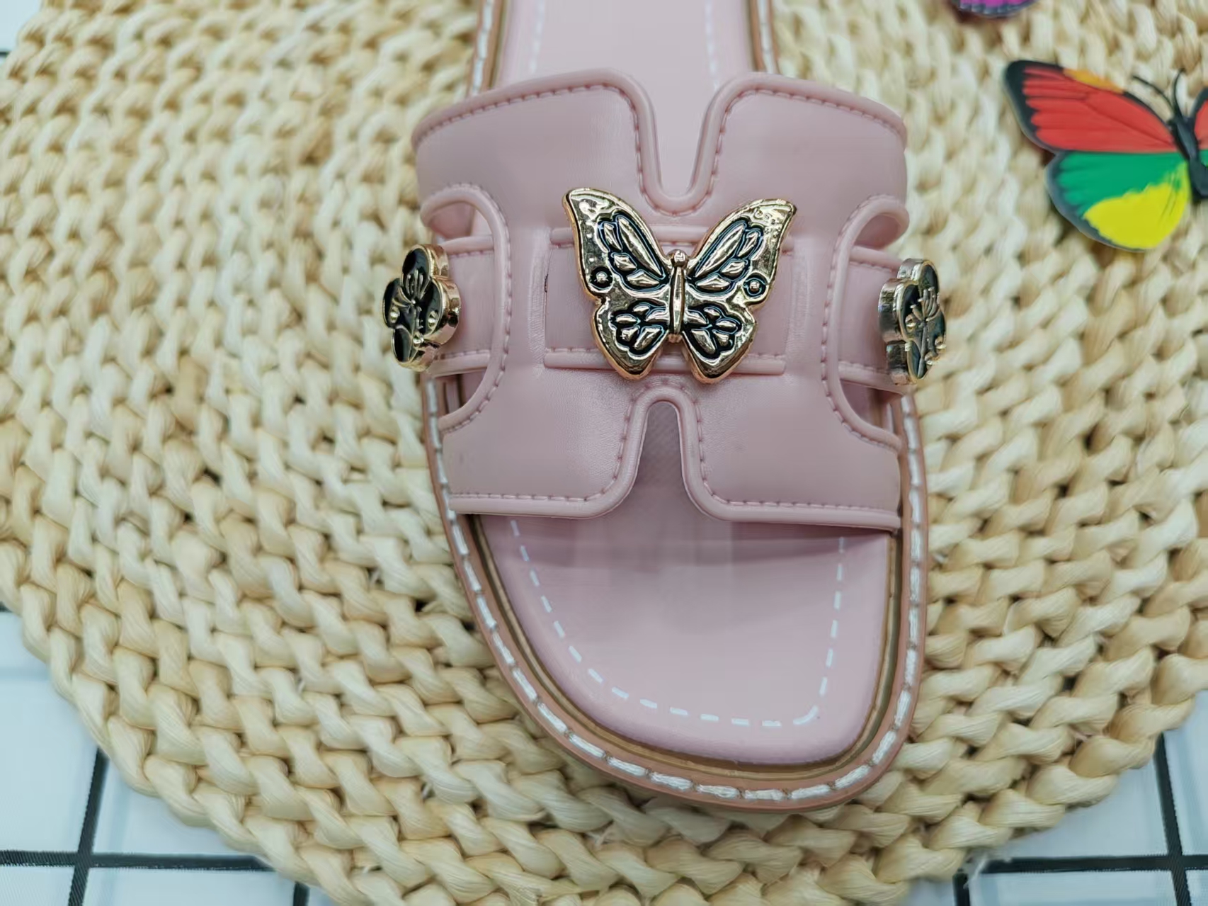 人字拖/草编拖鞋/凉拖/Slippers/中东拖鞋细节图