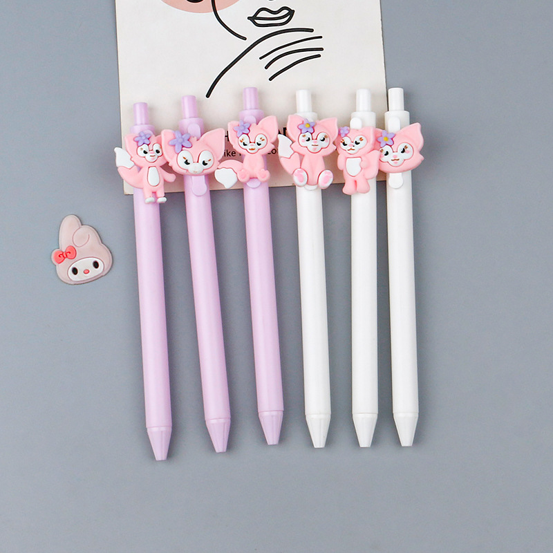 The high appearance level of the press pen, the cute girl press gel pen, the ins girl heart press student pen, the super cute and adorable