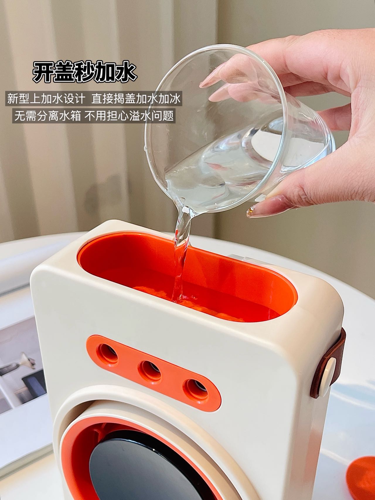 龙王三孔喷雾风扇 可加水喷雾风扇 手动便携电扇 小型喷雾风扇详情图15