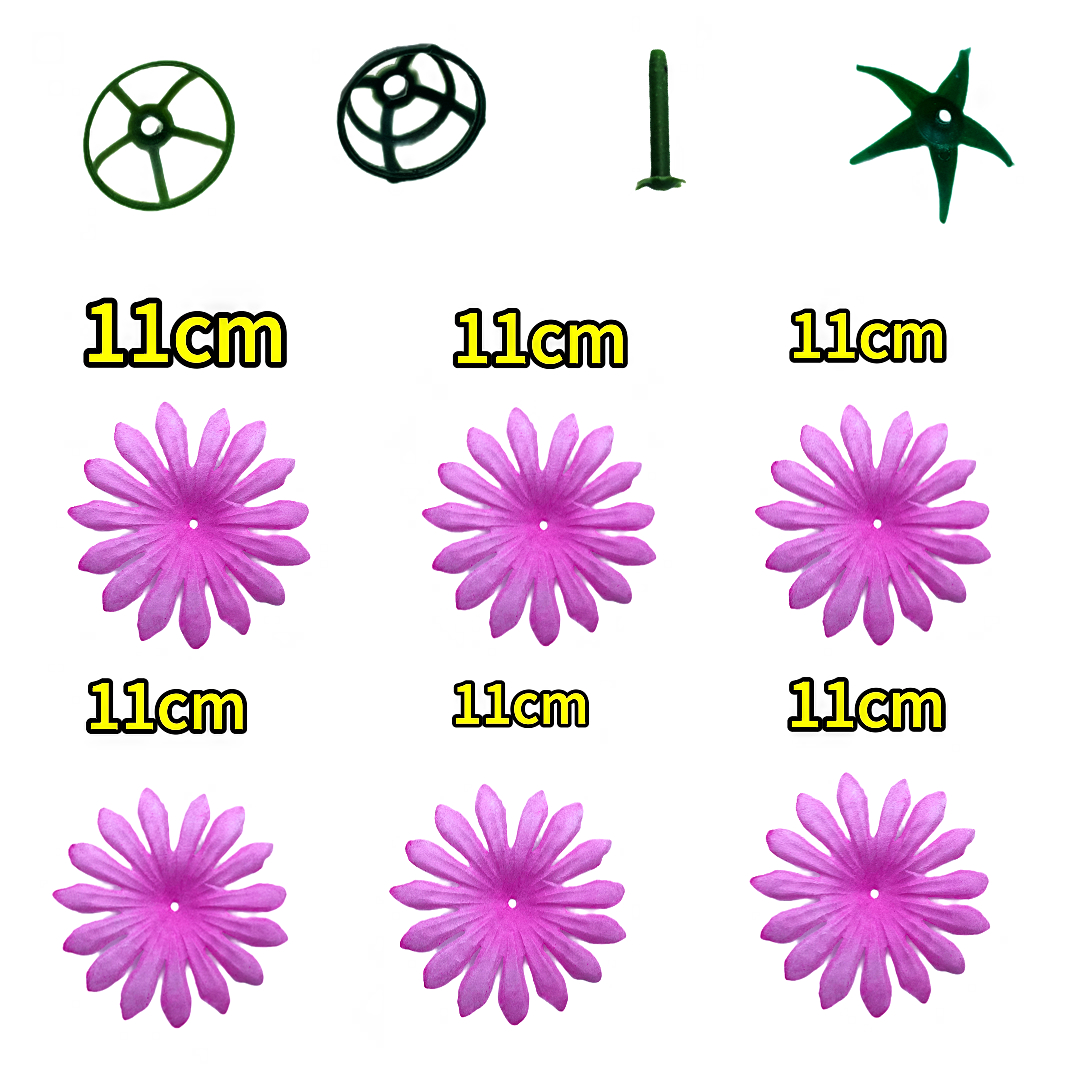 Wholesale of non-woven fabric flower artificial flowers, flower pieces, anti-chrysanthemum flower artificial flowers, and wholesale of artificial flowers for sacrificial purposes details Picture