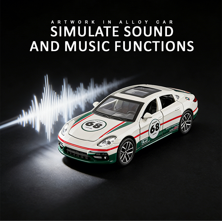 1:32 Porsche Panamera Track Edition alloy toy car racing model toy car model pic 7