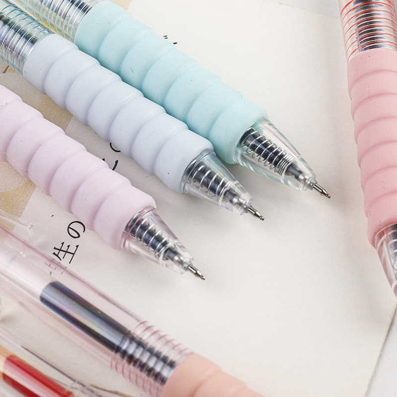 Morandi Japanese soft-grip ST press gel pen, simple ins quick-drying carbon pen, student exam practice gel pen Application Scenario