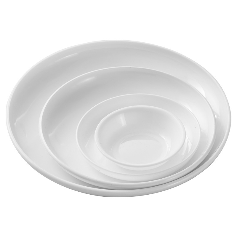 Wholesale of multi-functional white imitation porcelain anti-drop student painting discs with anti-porcelain ink discs and anti-porcelain ink butterfly traditional Chinese painting pigments Item Picture