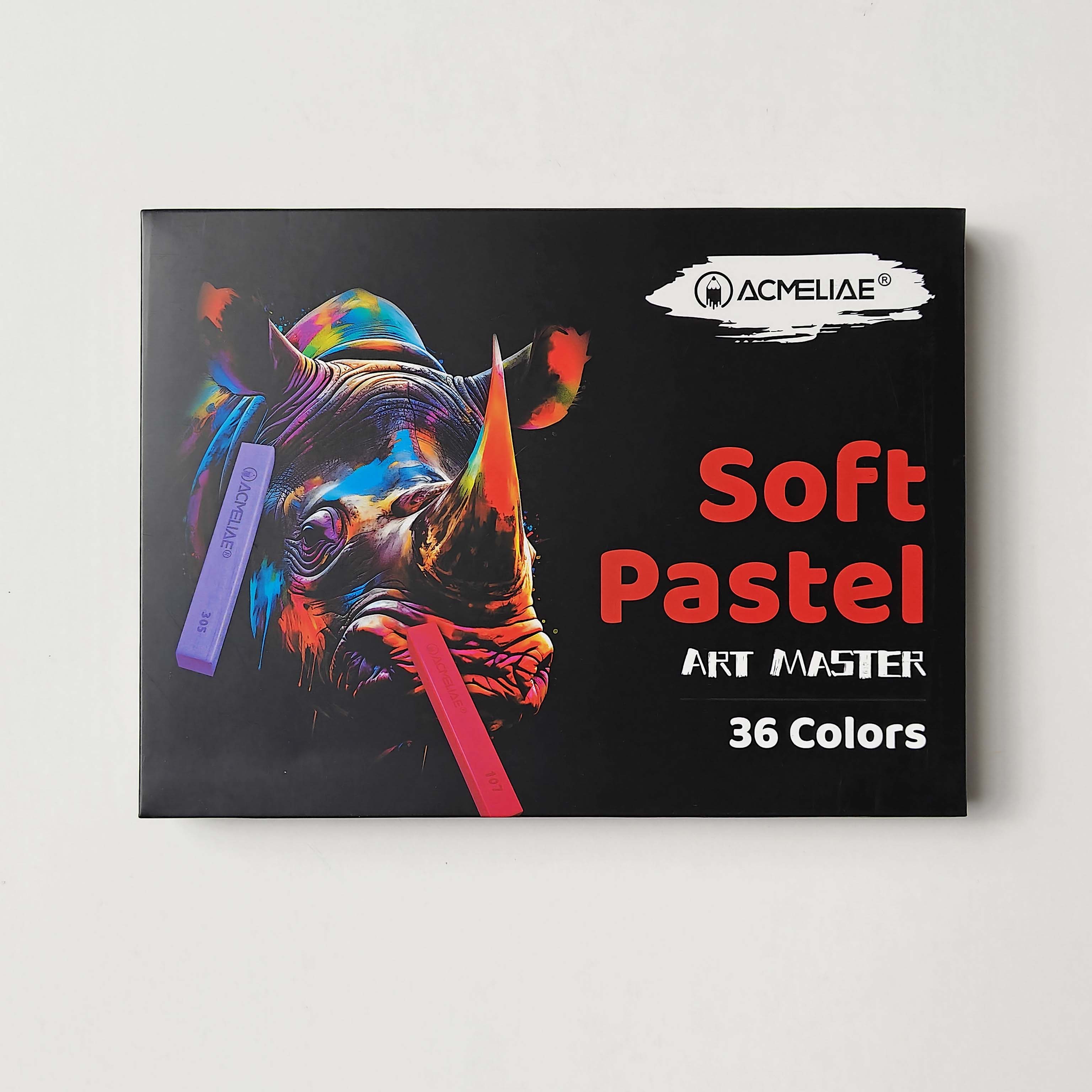 36 Color Soft Pastel Art Drawing ACMELIAE SPC-36 Specification drawing