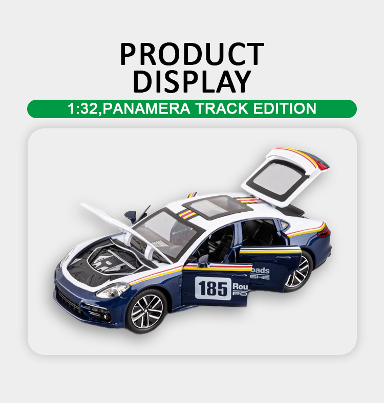 1:32 Porsche Panamera Track Edition alloy toy car racing model toy car model pic 10