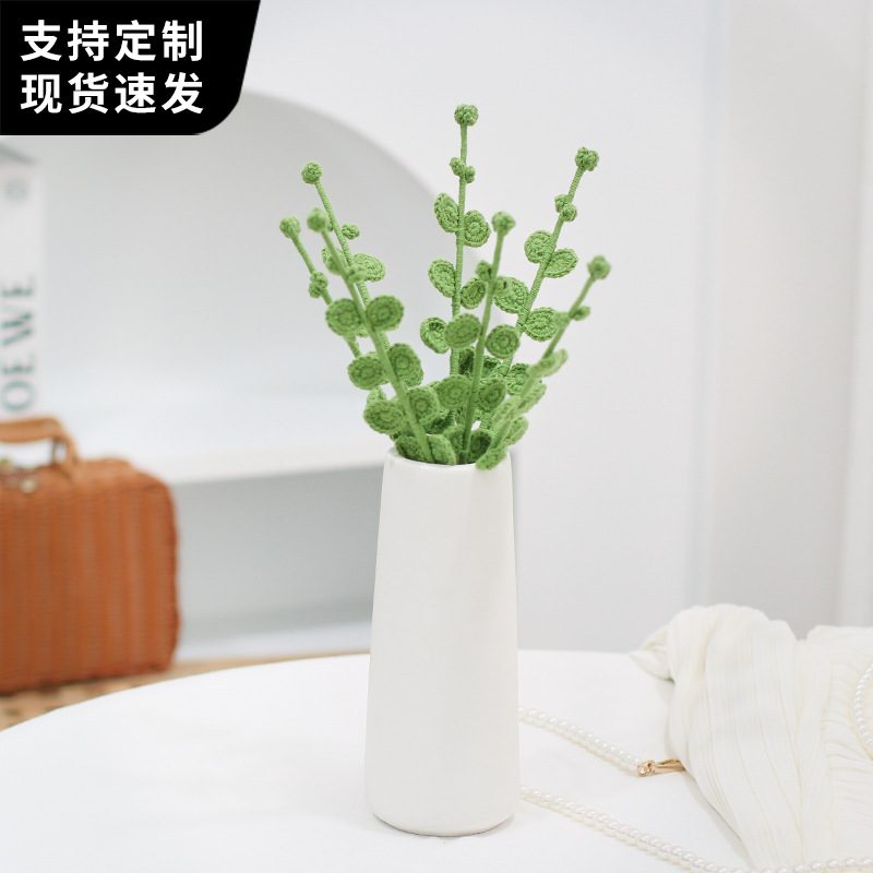 Eucalyptus leaf dried flower finished products, Instagram-popular plants, Nordic-style hand-woven everlasting flower arrangements and ornaments wholesale