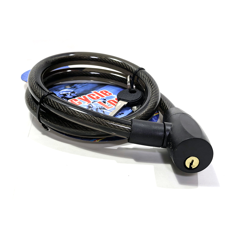 811A key lock, bicycle key lock, anti-theft electric bicycle, steel cable lock, portable ring lock, anti-theft electric bicycle details Picture