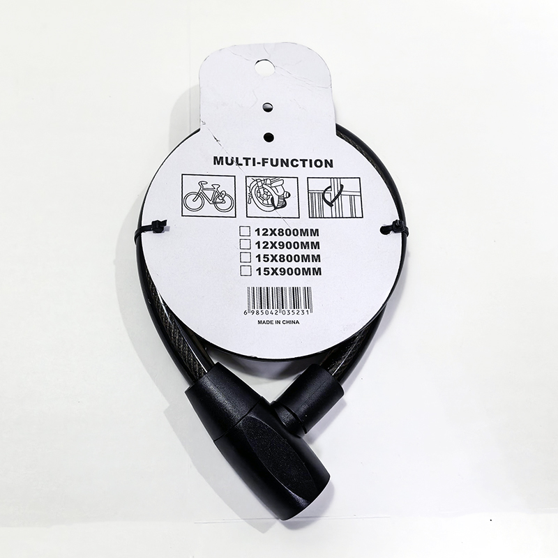 811A key lock, bicycle key lock, anti-theft electric bicycle, steel cable lock, portable ring lock, anti-theft electric bicycle Application Scenario