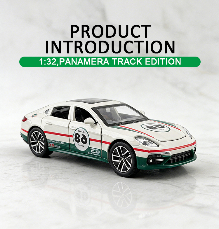 1:32 Porsche Panamera Track Edition alloy toy car racing model toy car model pic 3