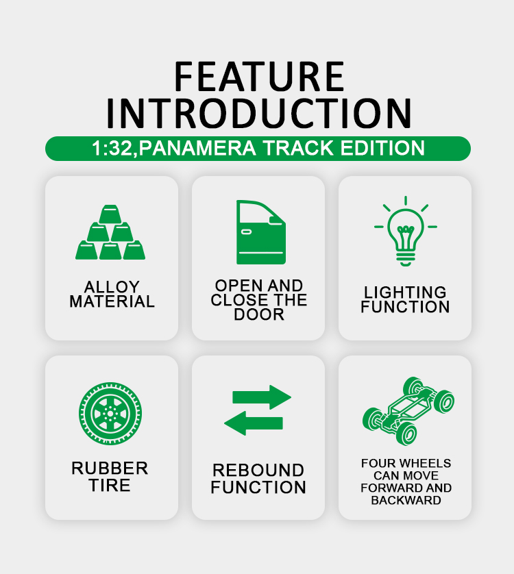 1:32 Porsche Panamera Track Edition alloy toy car racing model toy car model pic 2