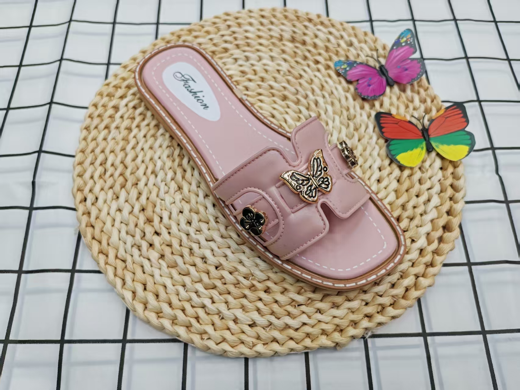 人字拖/草编拖鞋/凉拖/Slippers/中东拖鞋产品图