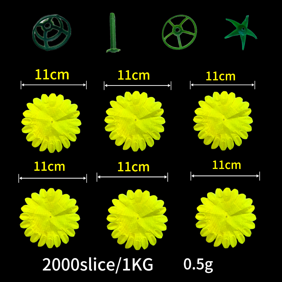 Weighing flower slices, artificial flowers, curved chrysanthemums, sacrificial artificial flowers, artificial flowers wholesale flower slices details Picture