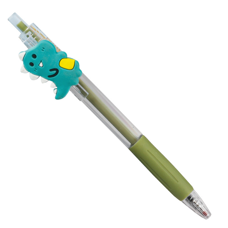 Cartoon girl heart press gel pen, 0.5mm cute black signature pen, ballpoint pen for students, ins office stationery Item Picture