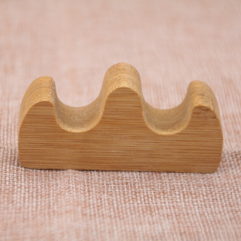 木质笔搁毛笔架毛笔搁山文房四宝笔座书法用品小号木质笔山