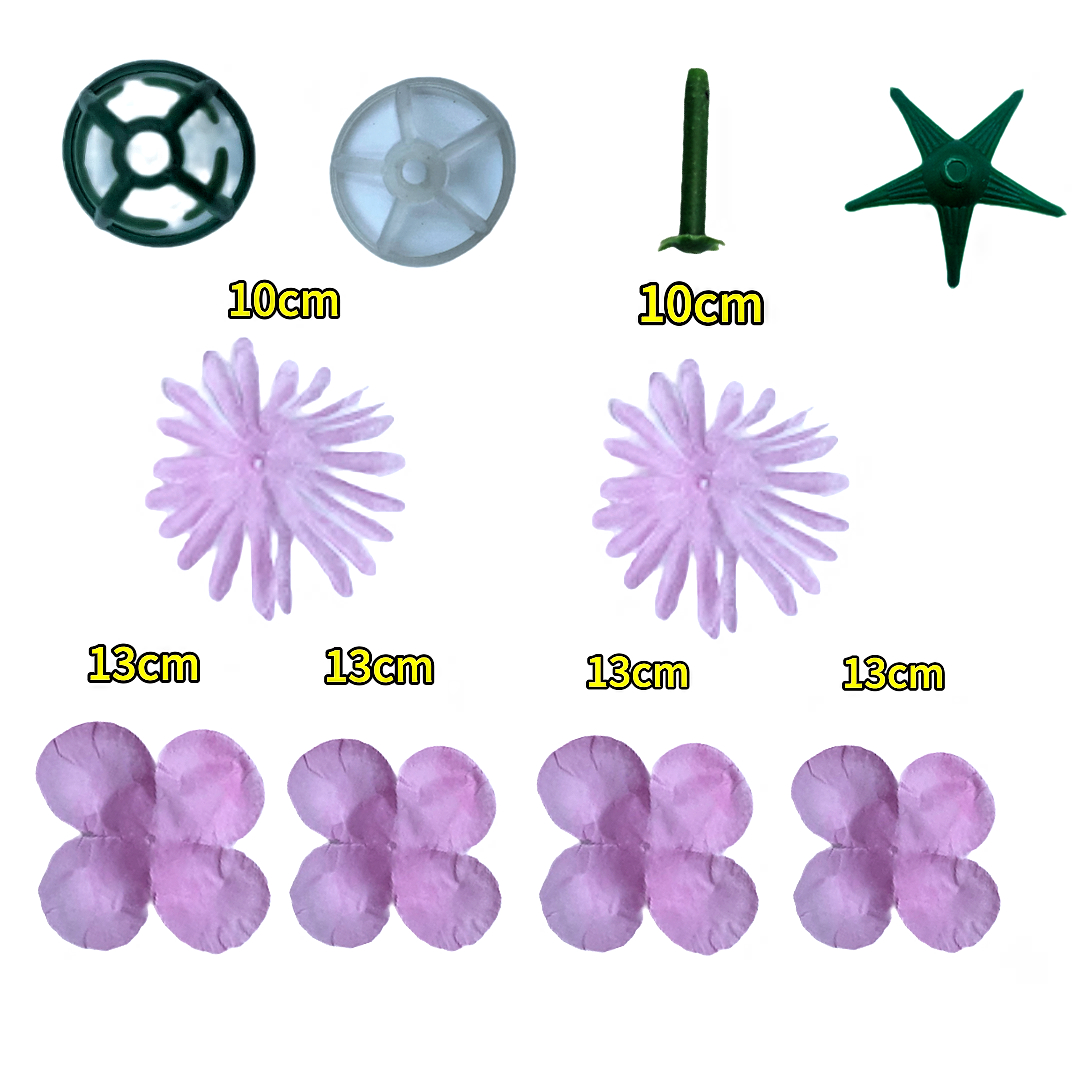 Factory wholesale of artificial eggflower, artificial flower, artificial flower, sacrificial flower supplies, artificial flower pieces, weighing flower pieces details Picture