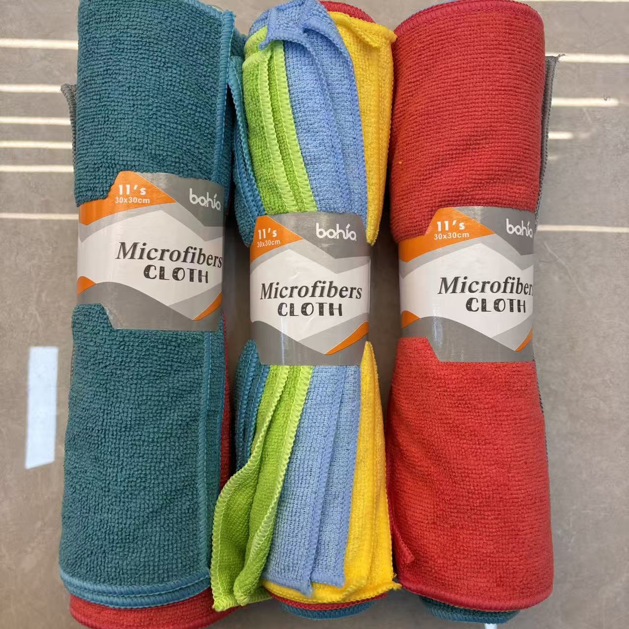11 rolls of plain-colored rags, microfiber dishcloths, cleaning and dust-removing wipes, cleaning wipes details Picture