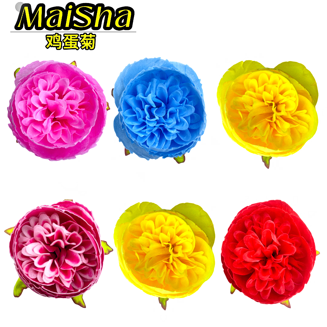 Factory wholesale of artificial eggflower, artificial flower, artificial flower, sacrificial flower supplies, artificial flower pieces, weighing flower pieces