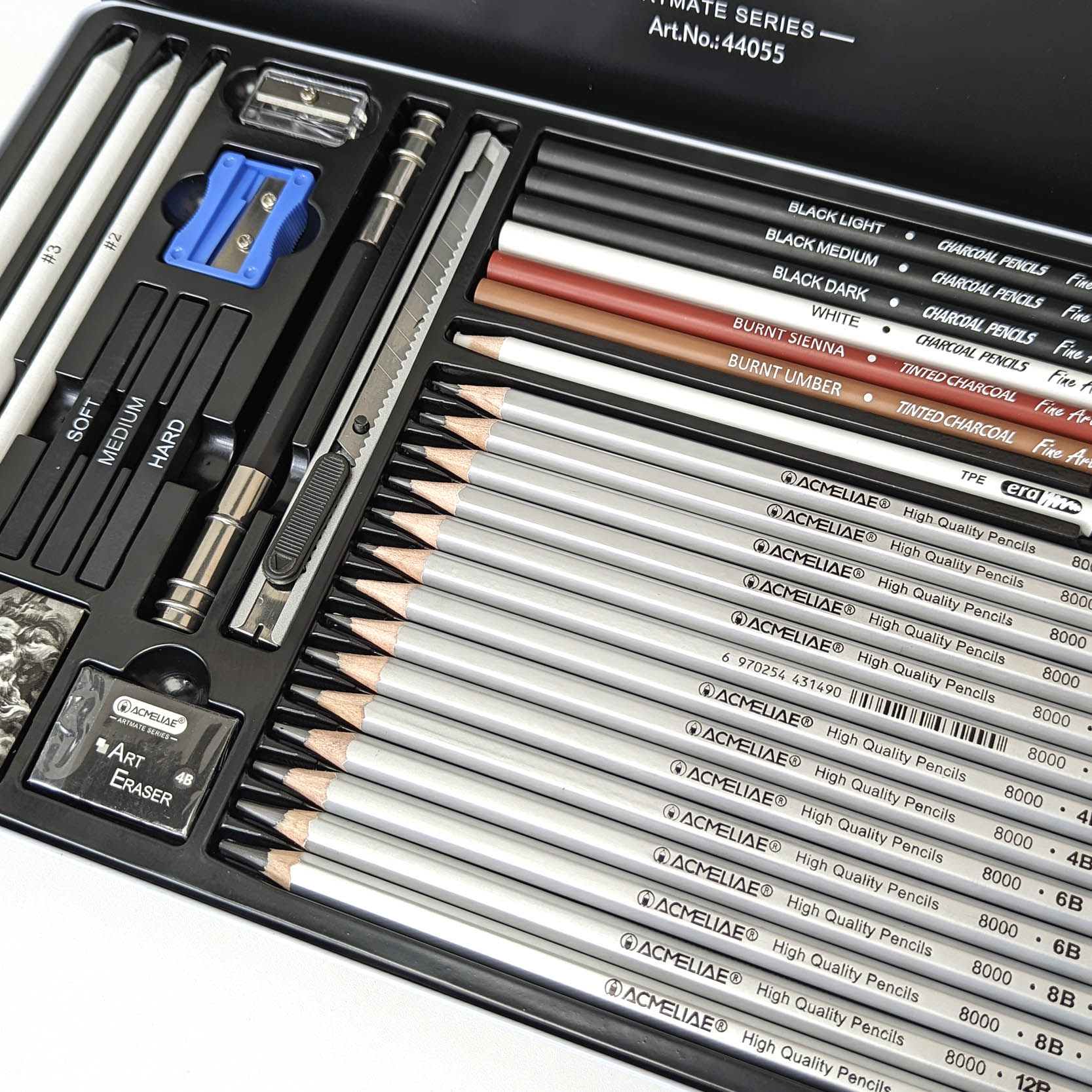 ACMELIAE 33 PCS Drawing Art Set/ Tin Case Application Scenario