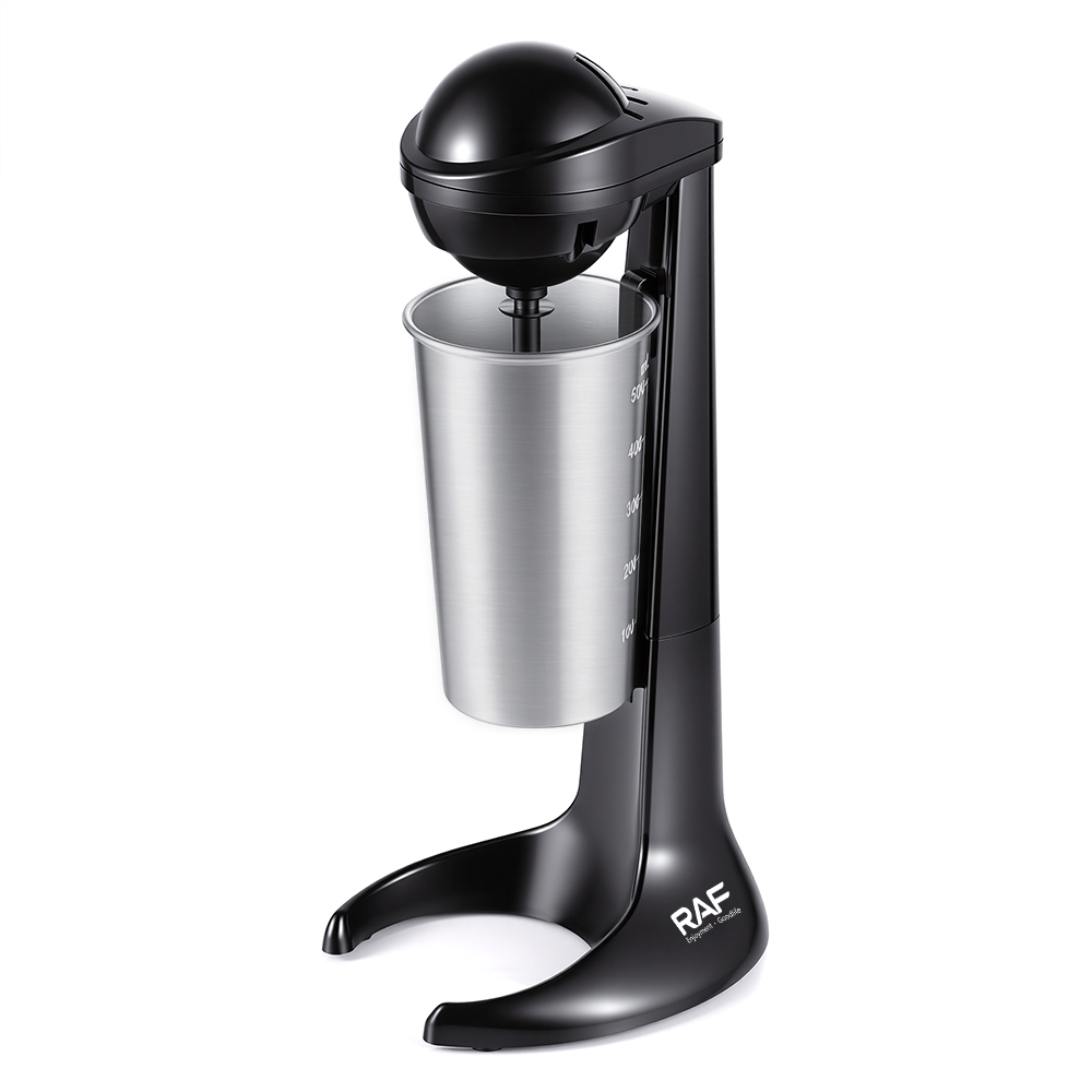 RAF European standard milkshake machine, coffee frother, milk blender, household kitchen electric stainless steel milk frother details Picture