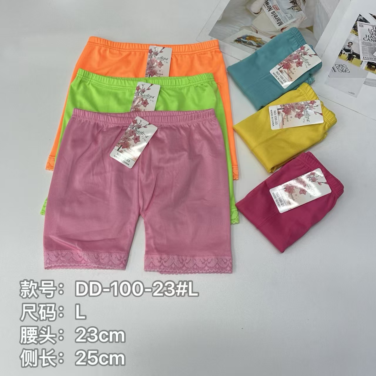 DD-100-23# Export Middle East and Africa Underwear, Women's leggings, Children's Wear, Girls' Solid Color comfortable Loose leggings, women's QNI full figure