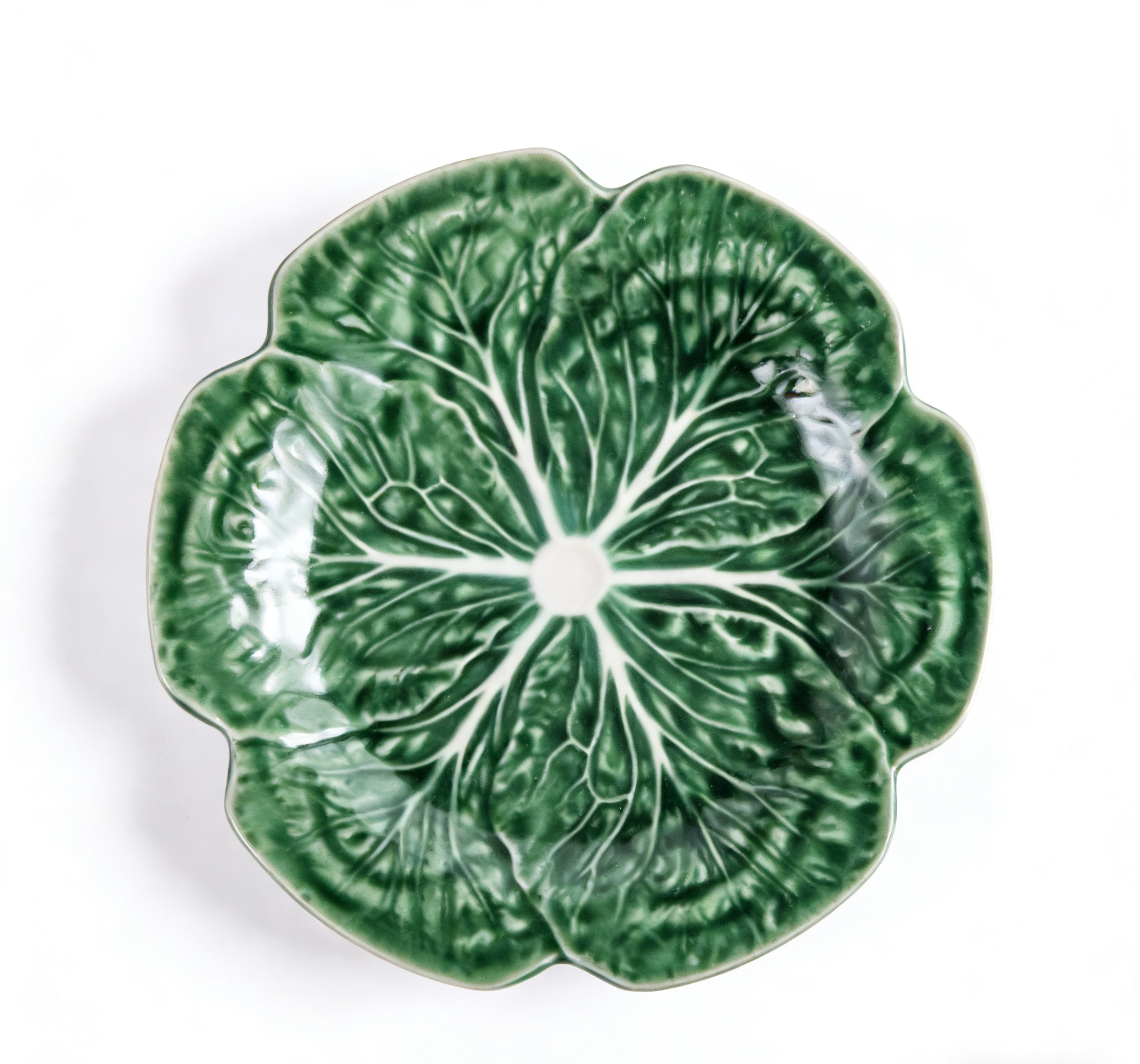 盘子/餐具/餐具盘子/4宫格木托盘/陶瓷对花饭盘8寸C级白底实物图