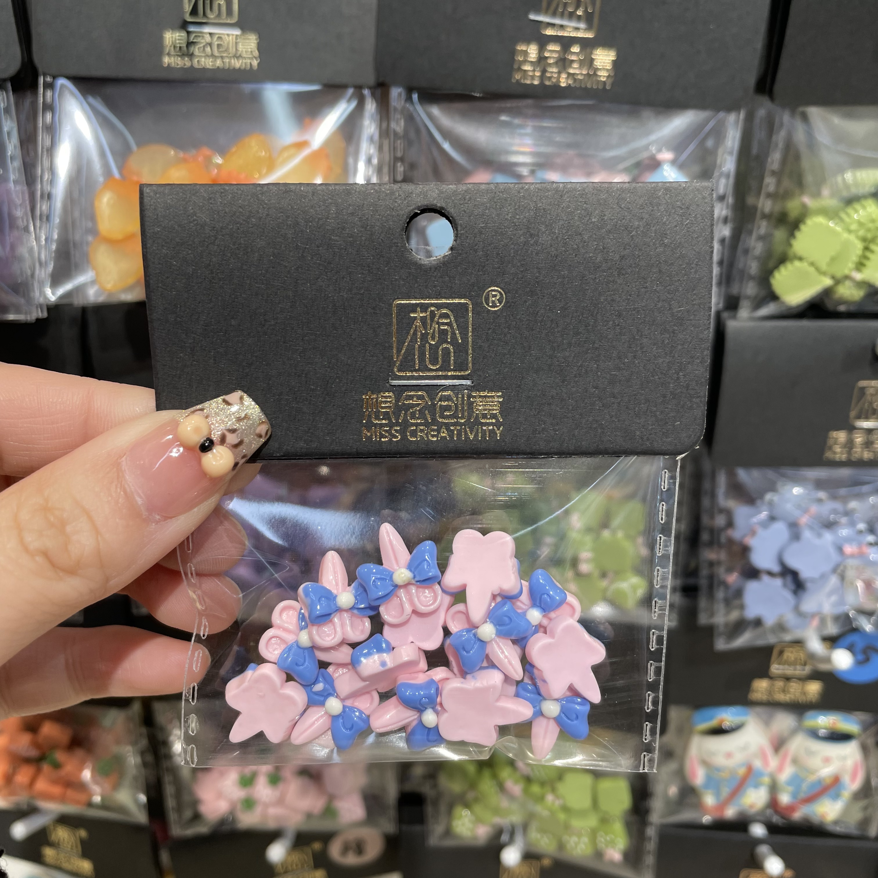 想念创意卡通蝴蝶结剪刀^创意潮流DIY套装^