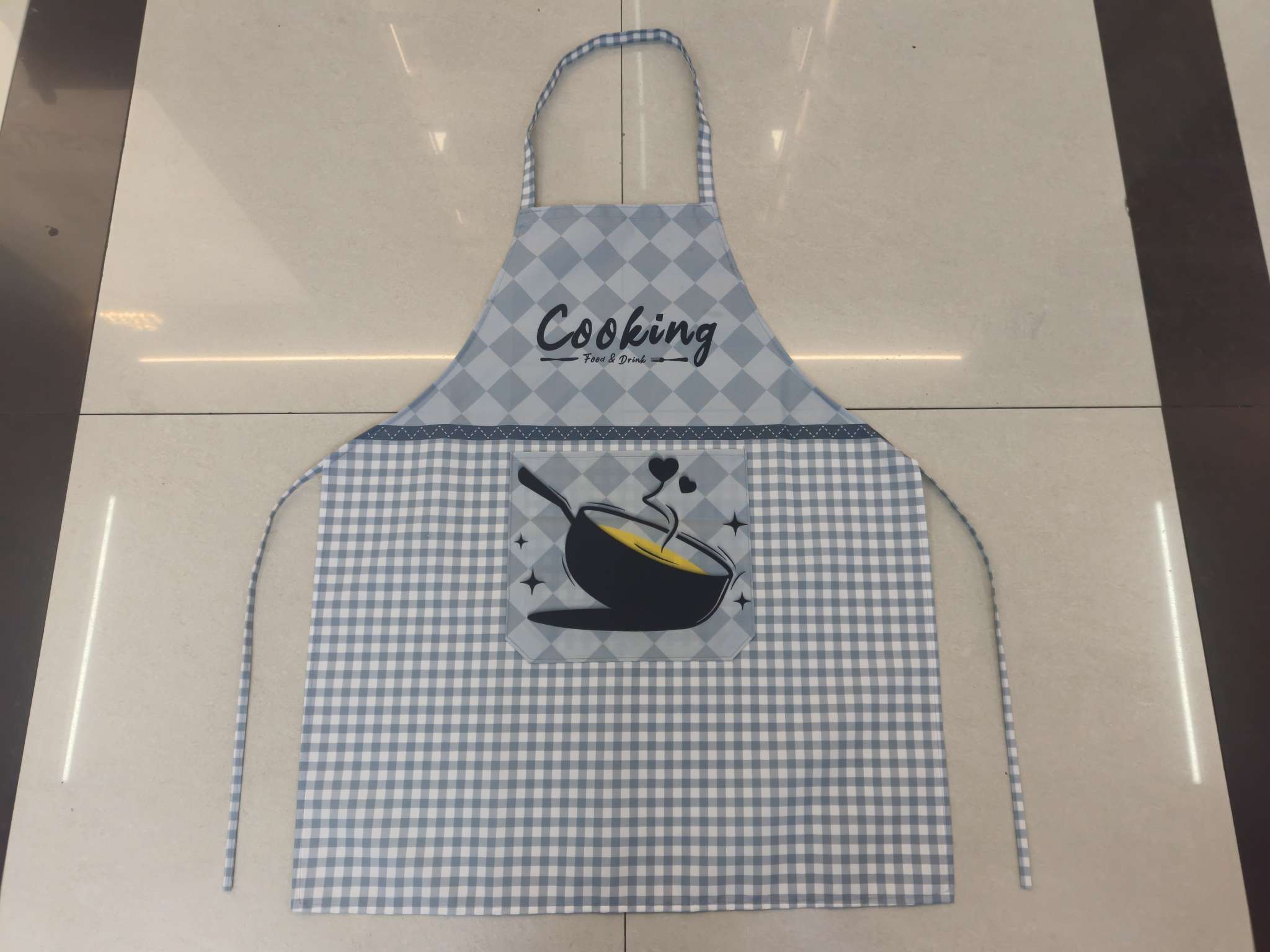 Korean-style fashionable anti-stain, dust-proof and dirt-proof work apron for home kitchen cooking. Cute coverings for both men and women and adults. Baking waistband pic 3