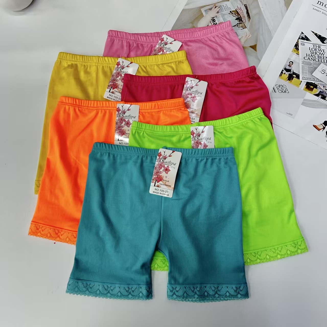 DD-100-23# Export Middle East and Africa Underwear, Women's leggings, Children's Wear, Girls' Solid Color comfortable Loose leggings, women's QNI Item Picture