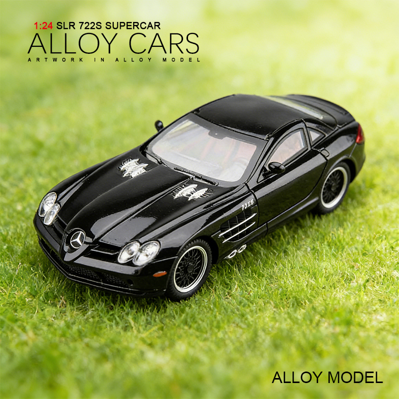 1:24 سيارة سيارات طراز Mسيدس مرسيدس بنز SLR722S ذات الدفع الفائقة، طراز سيارات السباق Specification image