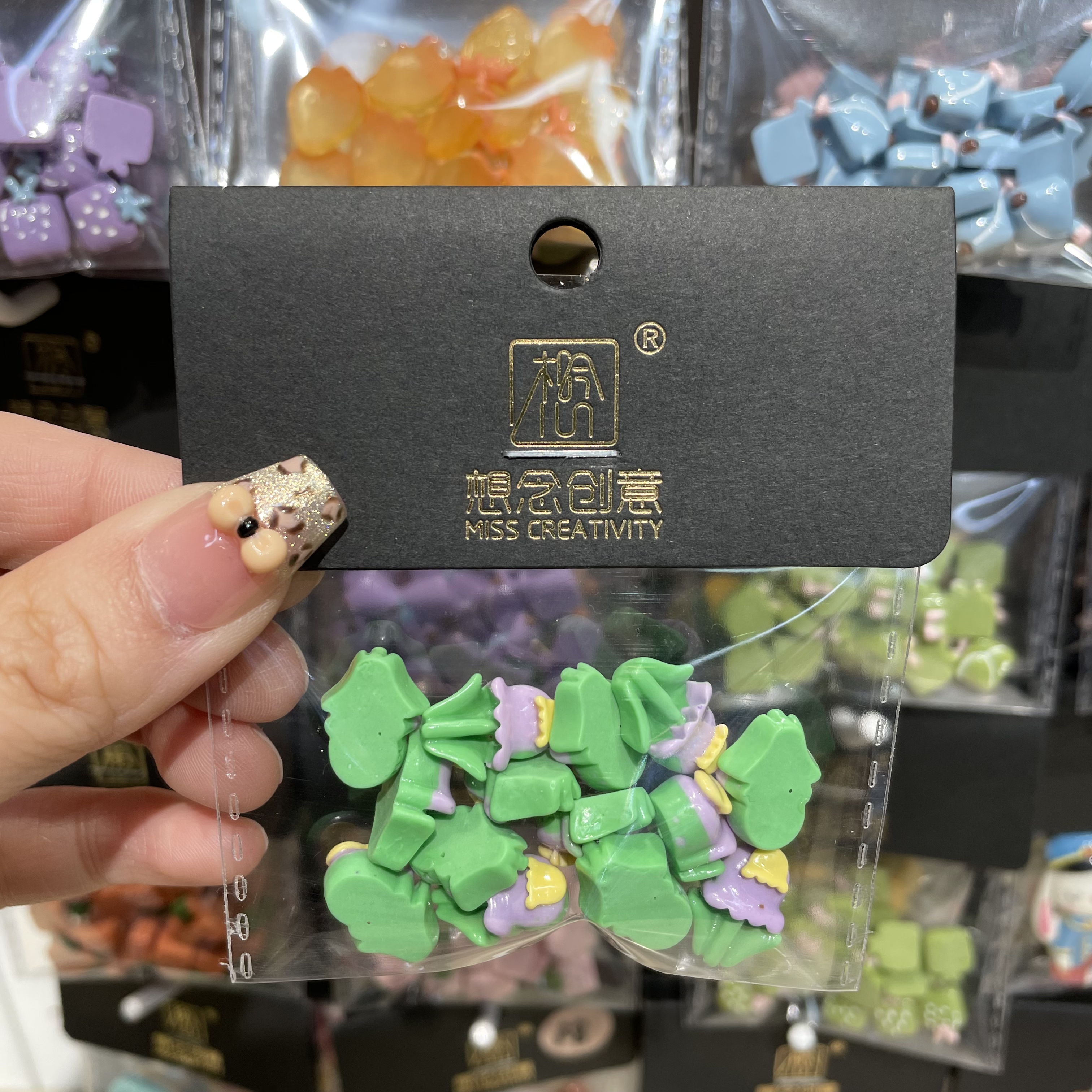 想念创意迷你紫色蓝铃花^创意潮流DIY套装^