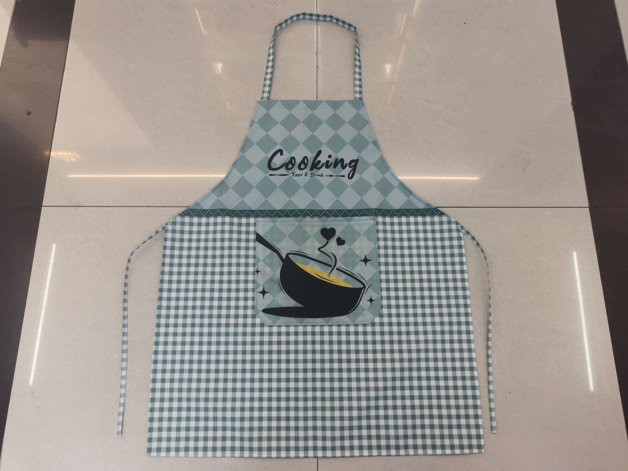 Korean-style fashionable anti-stain, dust-proof and dirt-proof work apron for home kitchen cooking. Cute coverings for both men and women and adults. Baking waistband pic 4