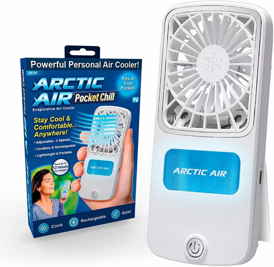 手持冷风机便携式个人空调蒸发式空气冷却器手持电风扇