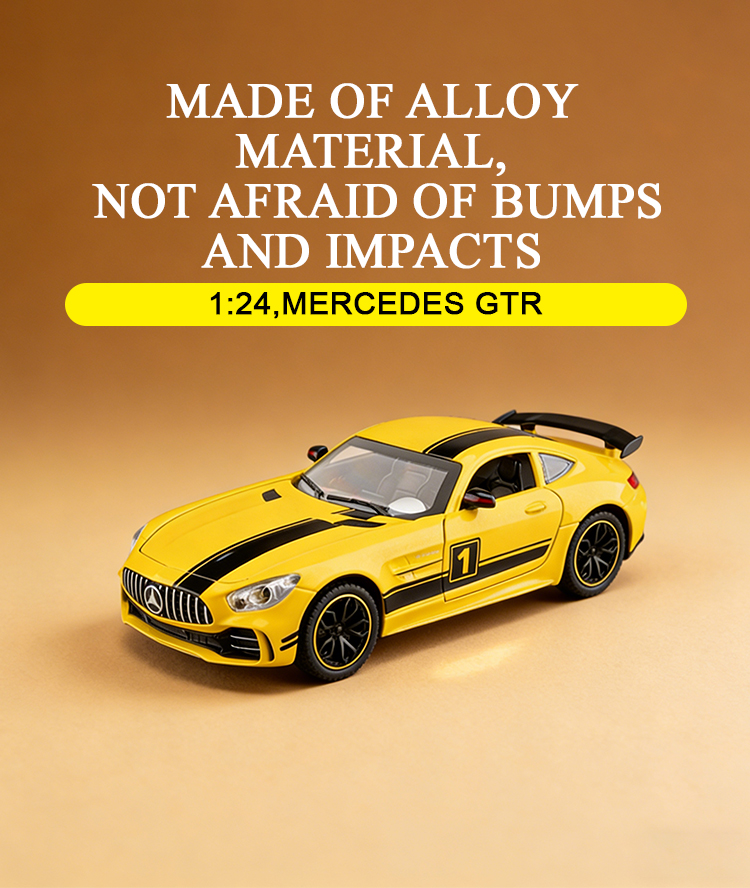 1:24 Mercedes-AMG GT R alloy model car toy car model racing car toy car alloy car model pic 4