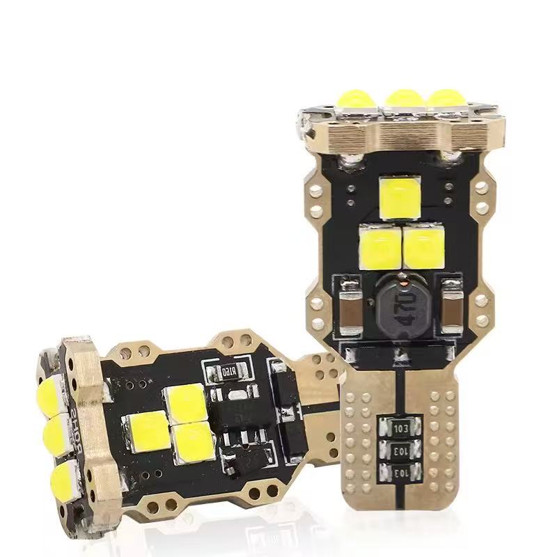 高亮T15 2835 9灯倒车灯W16W汽车LED车灯解灯示宽灯装饰灯超亮