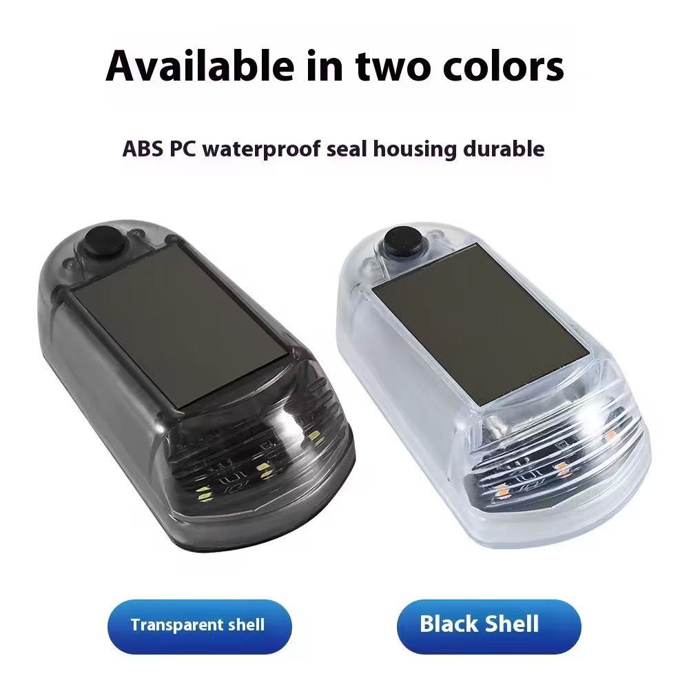 新款货车LED太阳能车顶灯汽车皮卡免接线爆闪灯领航灯改黄光灯