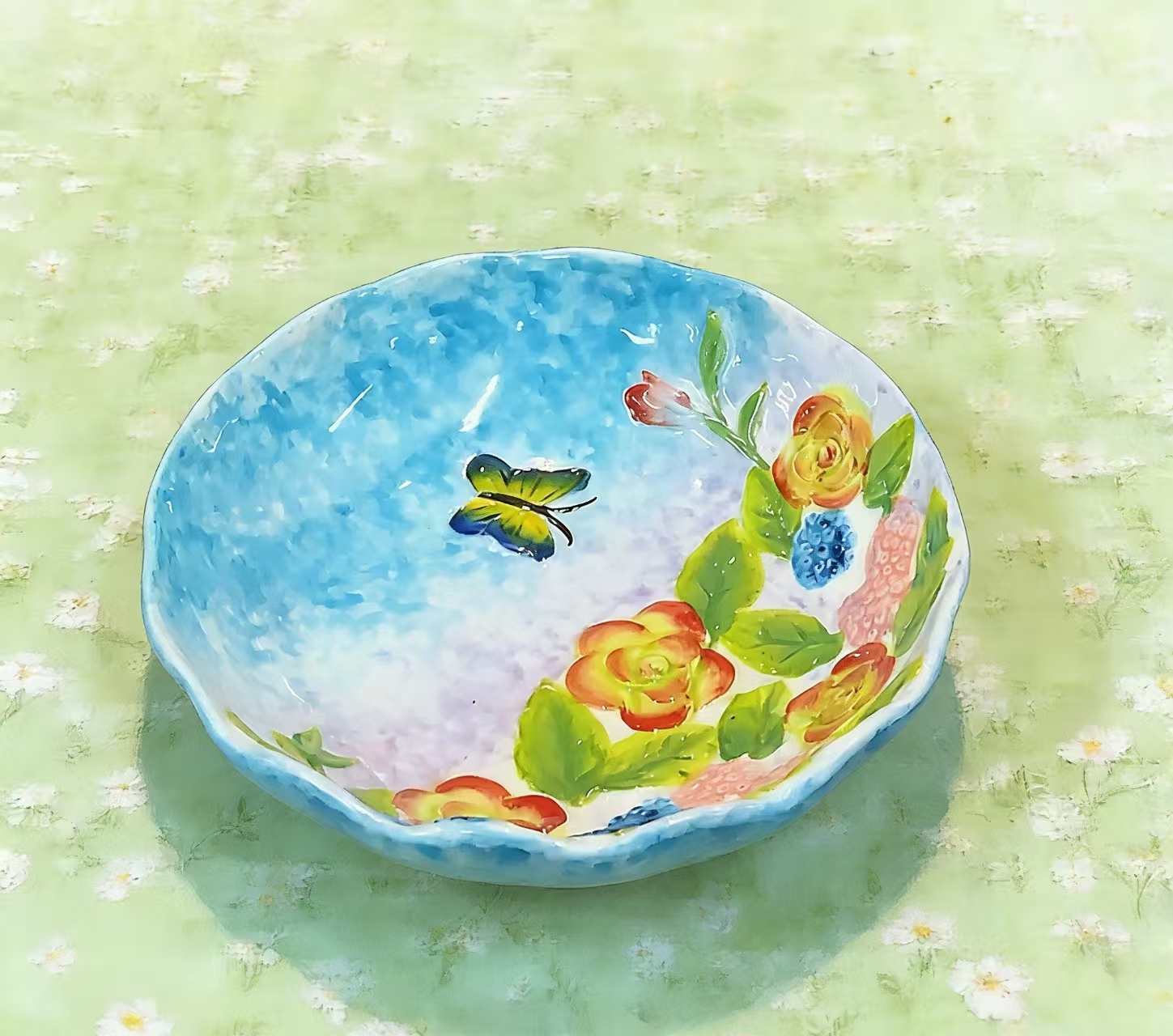 密胺碗/陶瓷碗盘/盘子/陶瓷/陶瓷碗产品图