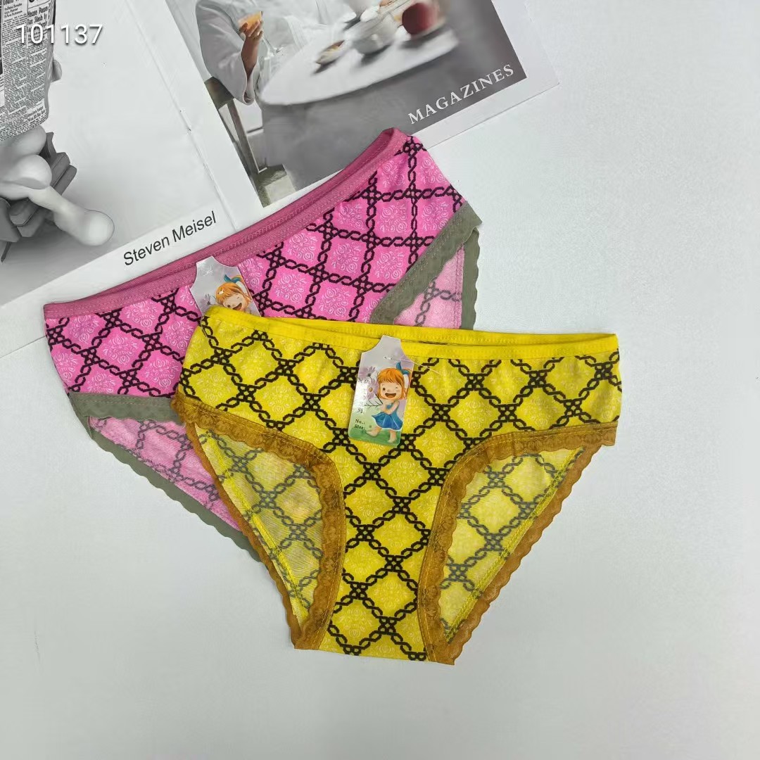 DD-189-23# Foreign trade export Underwear, popular African Girls' underwear, comfortable and breathable underwear, children's clothing, lace triangle pants, children's underwear, QNI Application Scenario