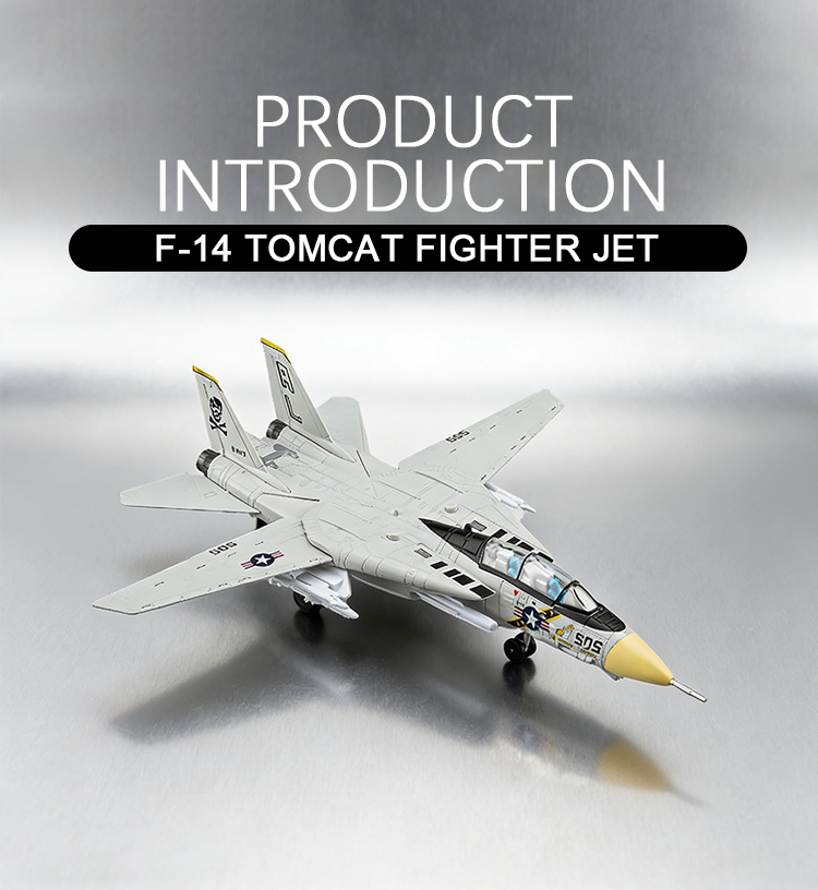 F-14雄猫战斗机合金模型回力声光音效潮流艺术桌面潮玩男孩玩具详情3
