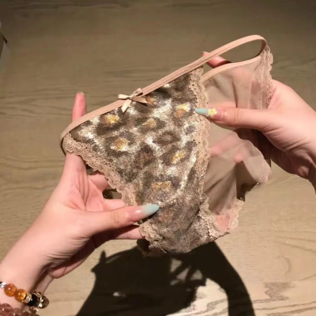 New lace-patterned high-waisted comfortable women's underwear, model underwear and women's underwear Specification image