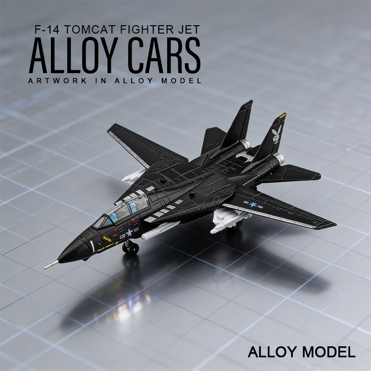 F-14雄猫战斗机合金模型回力声光音效潮流艺术桌面潮玩男孩玩具详情1