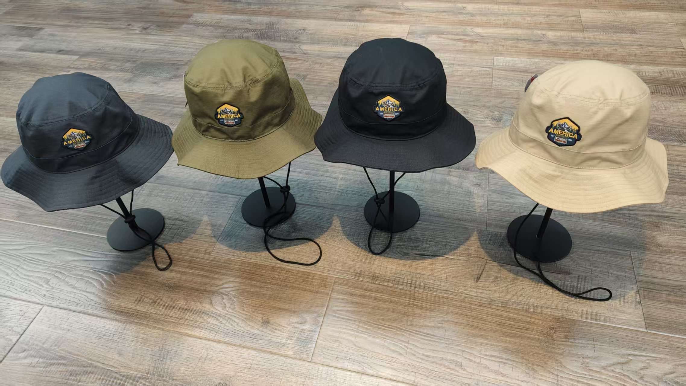 Outdoor hats, fisherman hats, quick-drying basin hats, embroidered hats