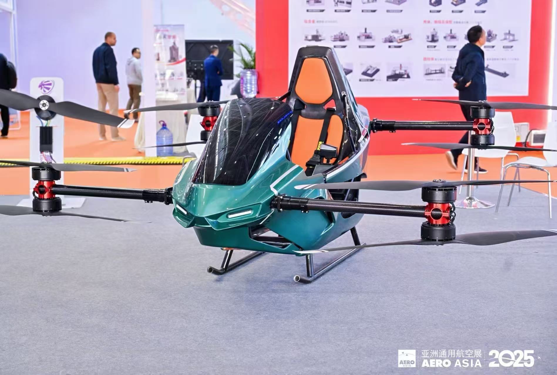 Tianqiong Technology's Unmanned Aerial Vehicles (Uavs), Manned Aircraft And Flying Cars Are On Display At The Exhibition