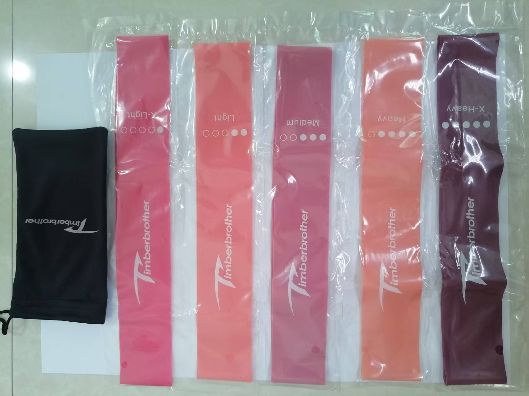 En stock - color stretch band set alta resistencia elástica antideslizante fitness band pic 1