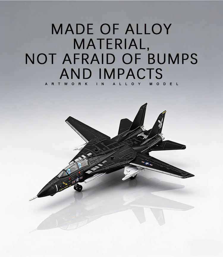 F-14雄猫战斗机合金模型回力声光音效潮流艺术桌面潮玩男孩玩具详情4